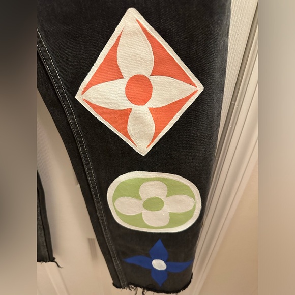 Fashion custom made women’s jeans size small - Picture 2 of 5